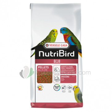NutriBird B18 3kg (ausgeglichen komplette Aufzuchtfutter für Wellensittiche und andere Kleinsittiche)