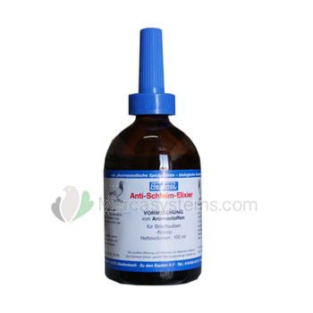 Hesanol Anti Schleim Elixier 100 ml (gegen Staus in den Atemwegen). Brieftauben Produkte