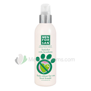 Men For San Anti-Geruch für On-Heat Female 125ml. Hunde