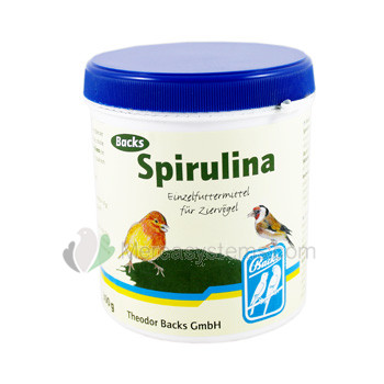 Backs Spirulina 300gr, (eines der wertvollsten Naturprodukte für Ziervögel)