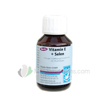 Backs Vitamin E + Selen (erhöht die Fruchtbarkeit). Tauben und Vögel Artikel