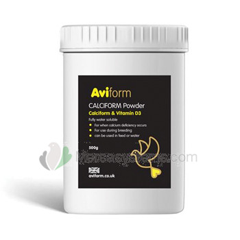 Aviform Calciform Powder 500gr (wasserlösliches Calcium, angereichert mit Vitamin D3)
