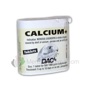 DAC Calcium+ Tabletten (Kalzium, Glukose und Vitaminen). Brieftauben Produkte