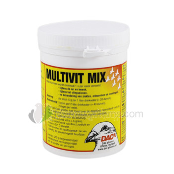 DAC Multivit Mix 200 gr. (High konzentriert Multivitaminmischung). Tauben und Vögel
