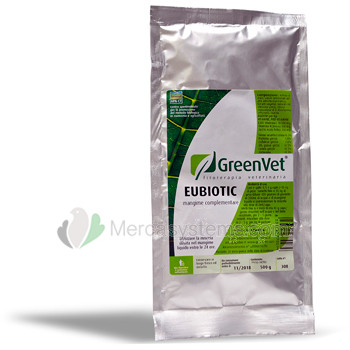 GreenVet Eubiotic 500gr, (angereichertes Probiotikum). Für Tauben und Vögel