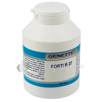 Genette Forti B 27 500 Pillen (+ Vitamine Aminosäuren + Mineralstoffe) Um Tauben 