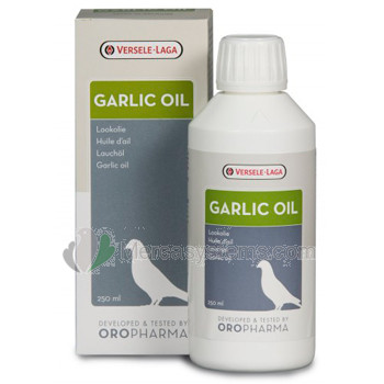 Versele-Laga Oropharma Garlic Oil 250 ml (Pure Knoblauchöl). Tauben und Vögel