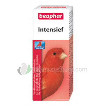 Beaphar Intesief Bogena 10gr, (verbessert die rote Farbe in allen farbigen Vögeln)