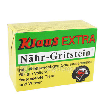 Klaus Grit-Stein Extra 620gr, (bröckelt Block mit Jod, Magnesium und pflanzlichen Kohlenstoff)