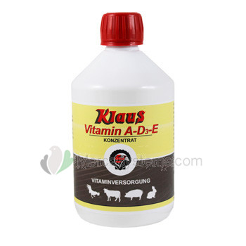Klaus Vitamin A-D3-E 100 ml, (verbessert und stimuliert die Fruchtbarkeit). Superkonzentriert