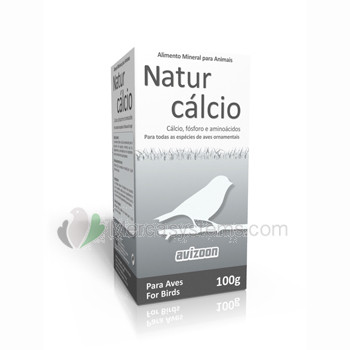Avizoon Natur Calcio 100 gr, (angereichertes Calcium Phosphor und Aminosäuren)
