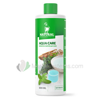 Natural Aqua Care 500 ml, (fügt Trinkwasser hinzu und desinfiziert es). Für Tauben und Vögel