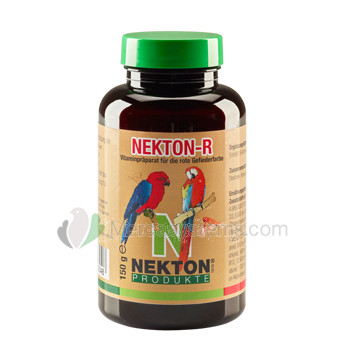 Nekton R 150gr (Canthaxanthin Pigment mit Vitaminen, Mineralien und Spurenelementen angereichert). Für rote Vögel
