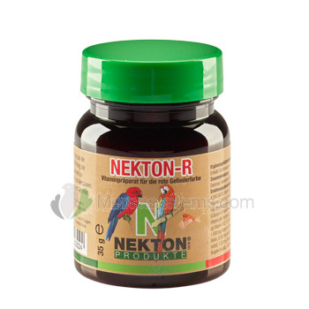 Nekton R 35gr (Canthaxanthin Pigment mit Vitaminen, Mineralien und Spurenelementen angereichert). Für rote Vögel