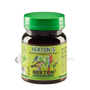 Nekton S 35gr, (Vitamine, Mineralstoffe und Aminosäuren). Für Ziervögel 