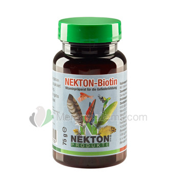 Nekton Biotin 75gr (stimuliert das Wachstum von Federn). Für Vögel