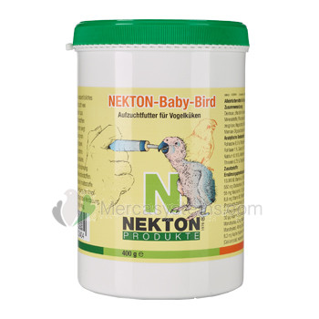 Nekton Baby Bird 400gr, (für Hand-Fütterung Baby Vögel, Präbiotika und Probiotika angereichert mit)