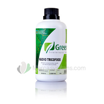GreenVet Nuovo Tricofood 500ml, (Behandlung und Prävention von Trichomoniasis)