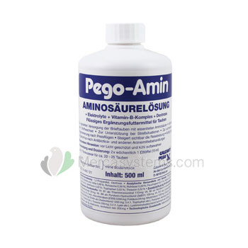 Pego-Aminl 500ml, (Elektrolyte + Vitamin-B-Komplex + Glucose)