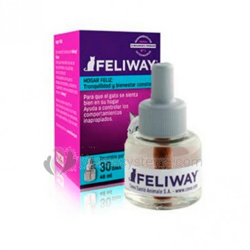 Ceva Feliway Classic Refill - 48 ml für 1 Monat (zur Verbesserung des Verhaltens und zur Vermeidung von Stress bei Katzen)
