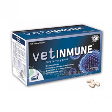 Pharmadiet Vetinmune 120 Tabletten (stärkt das Immunsystem) für Hunde und Katzen