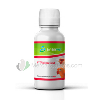 Avianvet Vitamin E + SE 100ml, (Vitamin E angereichert mit Selen für die Zucht)