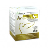 AviMedica AviMune 250 Gramm (Adenocoli und Salmonella Behandlung). Tauben und Vögel