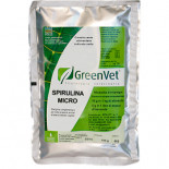 GreenVet Spirulina Micro 100gr, (Begünstigt die färbung der federn)